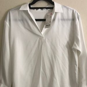 NWT Uniqlo  white shirt